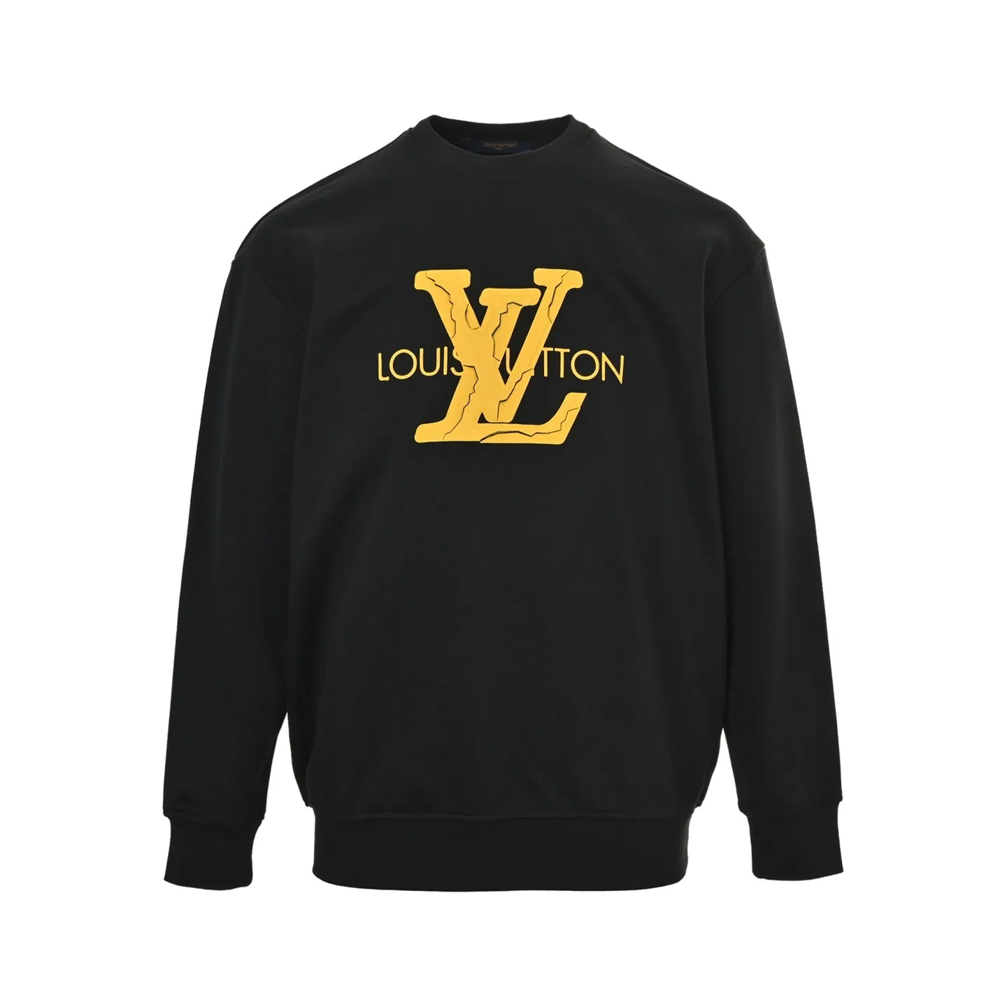 Louis Vuitton/Louis Vuitton 25Fw three-dimensional logo print crew neck sweatshirt